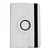 iPad Mini 360 Derece Dner Standl Beyaz Deri Klf - Resim: 3