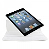 iPad Mini 360 Derece Dner Standl Beyaz Deri Klf - Resim: 4