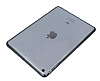 iPad Air Siyah Silikon Kenarl effaf Rubber Klf - Resim: 2