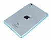 iPad Mini / Mini 2 / Mini 3 Yeil Silikon Kenarl effaf Rubber Klf - Resim: 1