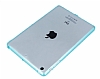 iPad Mini / Mini 2 / Mini 3 Yeil Silikon Kenarl effaf Rubber Klf - Resim: 2