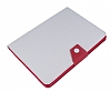 iPad Mini / Mini 2 / Mini 3 Standl Czdanl Beyaz Deri Klf - Resim: 3