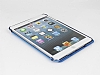 iPad Mini 2 / Mini 3 Standl Yan Kapakl Mavi Deri Klf - Resim: 2