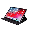 iPad Pro 12.9 2021 360 Derece Dner Standl Pembe Deri Klf - Resim: 3