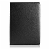 iPad Pro 9.7 360 Derece Dner Standl Siyah Deri Klf - Resim: 5