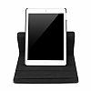 iPad Pro 9.7 360 Derece Dner Standl Siyah Deri Klf - Resim: 3