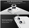 iPhone 12 Pro 6.1 in Silver Tal Kamera Lens Koruyucu - Resim: 2