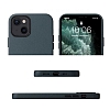 iPhone 13 Pro Max Metal Tulu Kahverengi Deri Klf - Resim: 6