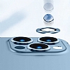 iPhone 13 Pro / 13 Pro Max CL-02 Mavi Kamera Lens Koruyucu - Resim: 2