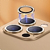 iPhone 13 Pro Crystal Tal Gold Kamera Lensi Koruyucu - Resim: 3