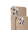 iPhone 13 Pro Max Crystal Tal Gold Kamera Lensi Koruyucu - Resim: 2