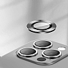 iPhone 14 Silver Metal Kamera Lens Koruyucu - Resim: 4