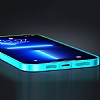 iPhone 14 Pro Max Geili Kamera Korumal Mavi-Siyah Silikon Klf - Resim: 2