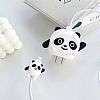 iPhone 20W arj Aleti Koruyucu Panda Silikon Klf - Resim: 1