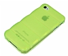 iPhone 4 / 4S Bubble effaf Yeil Silikon Klf - Resim: 1