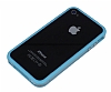 iPhone 4 / 4S Bumper ereve Mavi Klf - Resim: 2