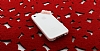 iPhone 4 / 4S Fiyonklu Beyaz Bumper ereve Klf - Resim: 2