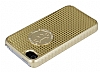 iPhone 4 / 4S Karbon Fiber Gold Rubber Klf - Resim: 3