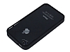 iPhone 4 /4S Silikon Kenarl effaf Siyah Rubber Klf - Resim: 2