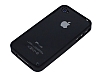 iPhone 4 /4S Silikon Kenarl effaf Siyah Rubber Klf - Resim: 3