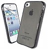 iPhone 4 / 4S effaf Siyah Silikon Klf - Resim: 3