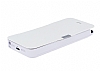 iPhone SE / 5 / 5S / 5C Bataryal Kapakl Beyaz Klf - Resim: 1