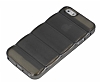 iPhone SE / 5 / 5S Bubble effaf Siyah Silikon Klf - Resim: 1