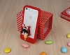 Candy House iPhone SE / 5 / 5S Kz Bumper ereve Krmz Klf - Resim: 2