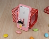 Candy House iPhone SE / 5 / 5S Kz Bumper ereve Ak Pembe Klf - Resim: 1