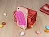 Eiroo iPhone SE / 5 / 5S Pembe Dondurma Silikon Klf - Resim: 2