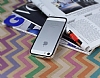 iPhone SE / 5 / 5S Silikon Bumper ereve Silver Klf - Resim: 2