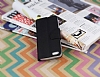 Eiroo iPhone SE / 5 / 5S ift Renk Kapakl Siyah ve Lacivert Deri Klf - Resim: 4