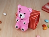 Eiroo iPhone SE / 5 / 5S Teddy Bear Ak Pembe Silikon Klf - Resim: 1