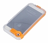 iPhone SE / 5 / 5S USB Lightning Kablolu Turuncu Rubber Klf - Resim: 7