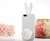 iPhone SE / 5 / 5S Tavan Beyaz Silikon Klf - Resim: 1