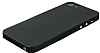 iPhone SE / 5 / 5S Ultra nce Siyah Rubber Klf - Resim: 9