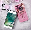 iPhone 6 / 6S iekli Pelu Krmz Rubber Klf - Resim: 6