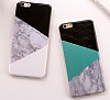 iPhone 6 / 6S Granit Grnml Yeil Silikon Klf - Resim: 3