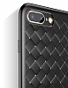 iPhone 6 / 6S Hasr Desenli Siyah Silikon Klf - Resim: 1