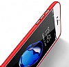 iPhone 6 / 6S Metal Kamera Korumal Krmz Silikon Klf - Resim: 1