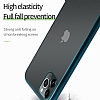 iPhone 6 / 6S Siyah Kenarl Mat Silikon Klf - Resim: 1