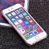 iPhone 6 / 6S Sulu Gold Eiffel Silikon Klf - Resim: 1