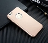 iPhone 6 / 6S Metal Kamera Korumal Gold Silikon Klf - Resim: 2