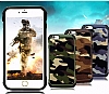 iPhone 6 / 6S Military Ultra Koruma Yeil Klf - Resim: 1