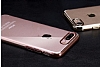 iPhone 6 / 6S Rose Gold ereveli effaf Silikon Klf - Resim: 1