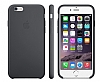 iPhone 6 / 6S Orjinal Siyah Silikon Klf - Resim: 1