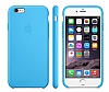 iPhone 6 / 6S Orjinal Mavi Silikon Klf - Resim: 1