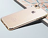 iPhone 6 Plus / 6S Plus Gold ereveli effaf Silikon Klf - Resim: 1