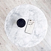iPhone 6 Plus / 6S Plus Granit Grnml Beyaz Silikon Klf - Resim: 1