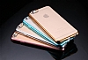 iPhone 6 Plus / 6S Plus Gold Kenarl effaf Rubber Klf - Resim: 9